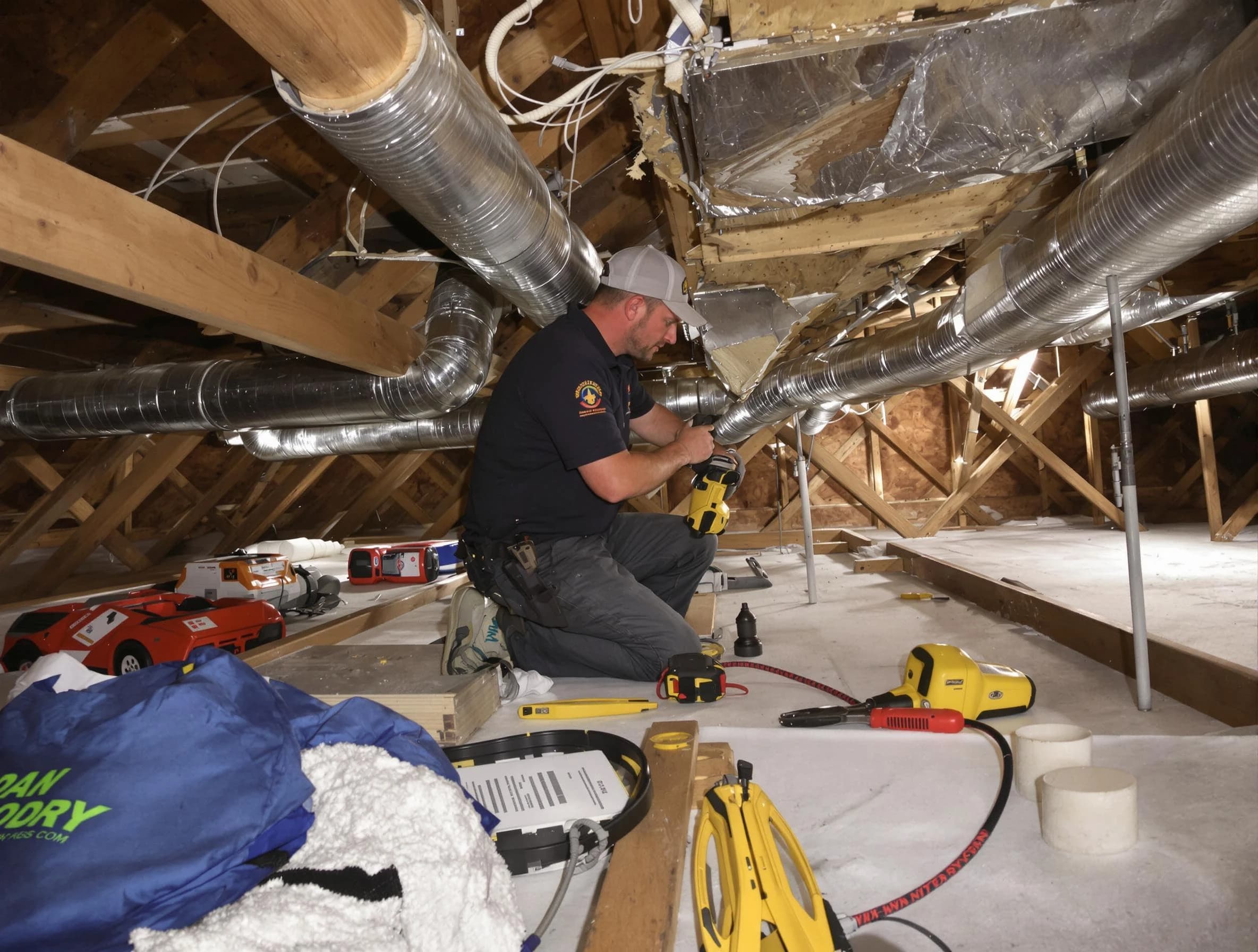 Professional air duct repair by Peachtree Corners Air Duct Cleaning in Peachtree Corners