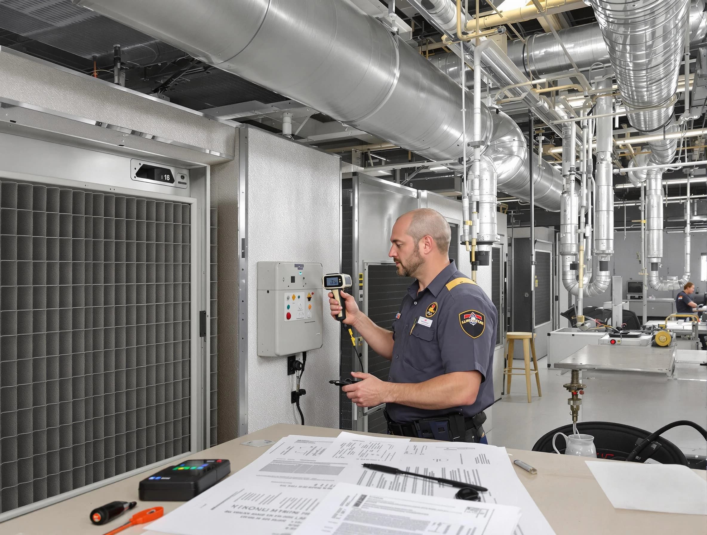 Professional filter system inspection by Peachtree Corners Air Duct Cleaning in Peachtree Corners