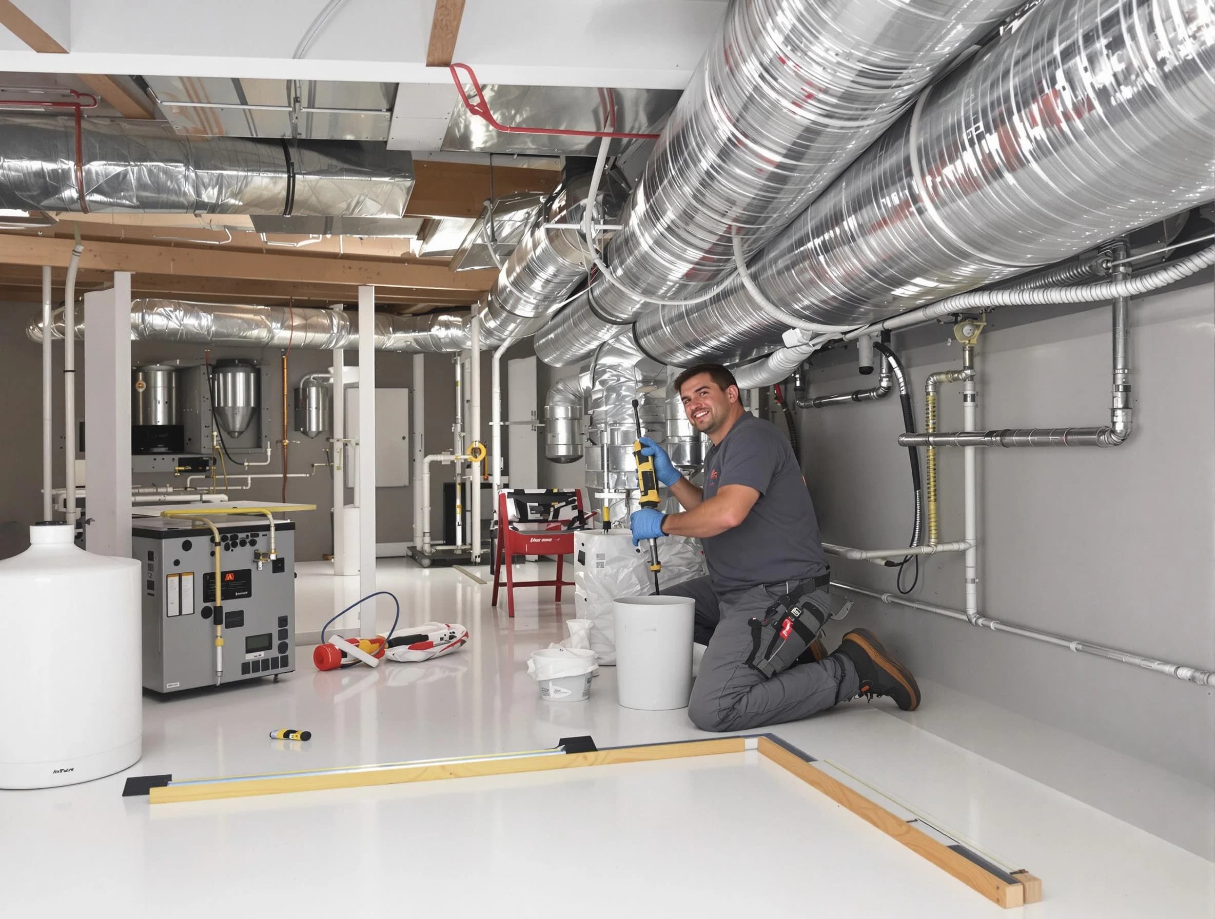 Professional duct sealing service by Peachtree Corners Air Duct Cleaning in Peachtree Corners