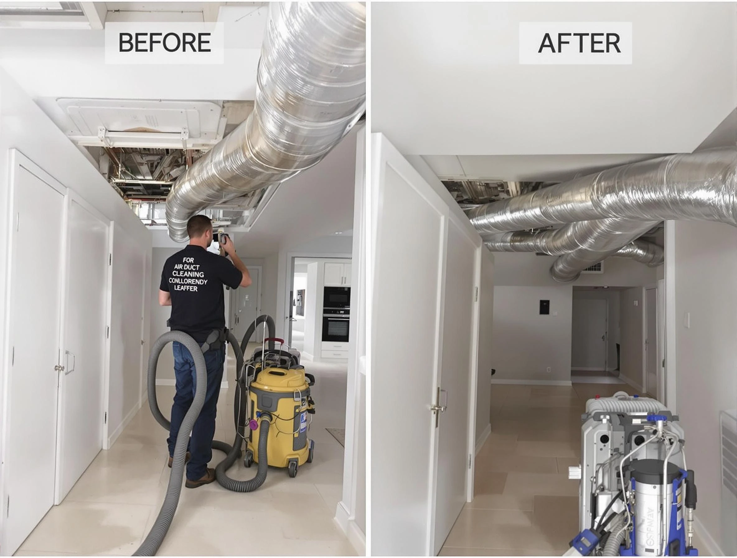 Peachtree Corners Air Duct Cleaning professional performing thorough air duct cleaning in Peachtree Corners