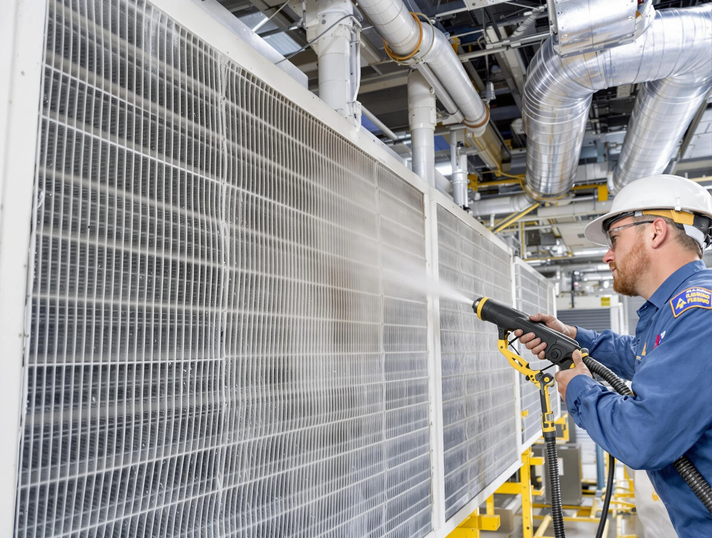 Professional commercial coil cleaning by Peachtree Corners Air Duct Cleaning in Peachtree Corners