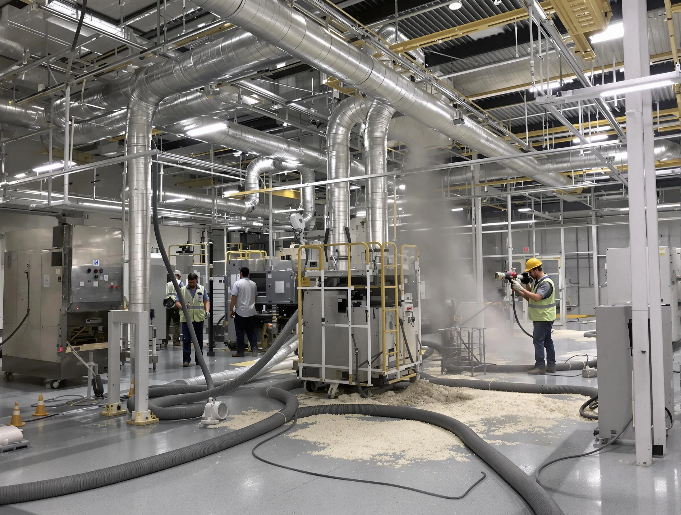 Heavy-duty industrial duct cleaning by Peachtree Corners Air Duct Cleaning in Peachtree Corners